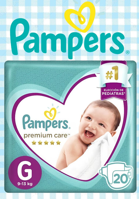 PAÑAL PAMPERS PREMIUM CARE