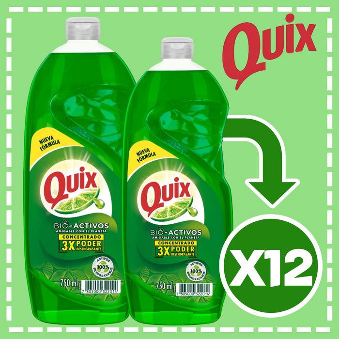 LAVALOZAS QUIX 750ML CAJA 12UN.