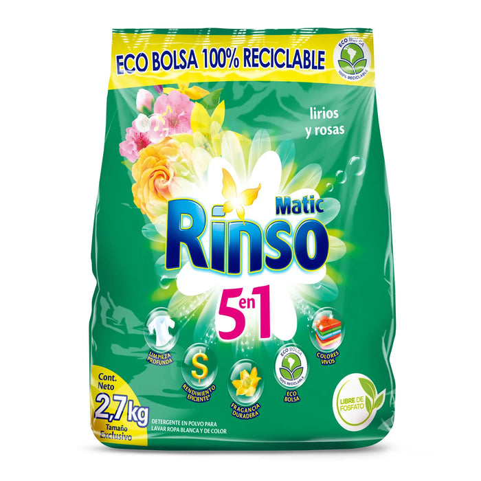 DETERGENTE RINSO POLVO 2.7LT