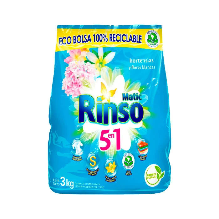 DETERGENTE RINSO POLVO 3KG