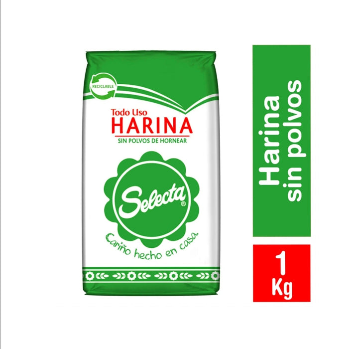 HARINA SELECTA SIN POLVOS DE HORNEAR 1 KG