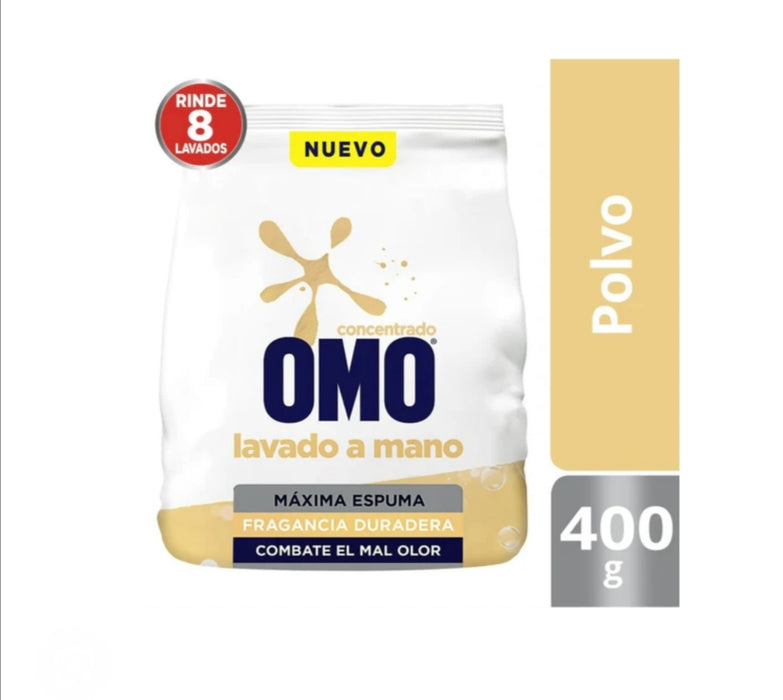 DETERGENTE POLVO OMO 400 GR VARIEDADES