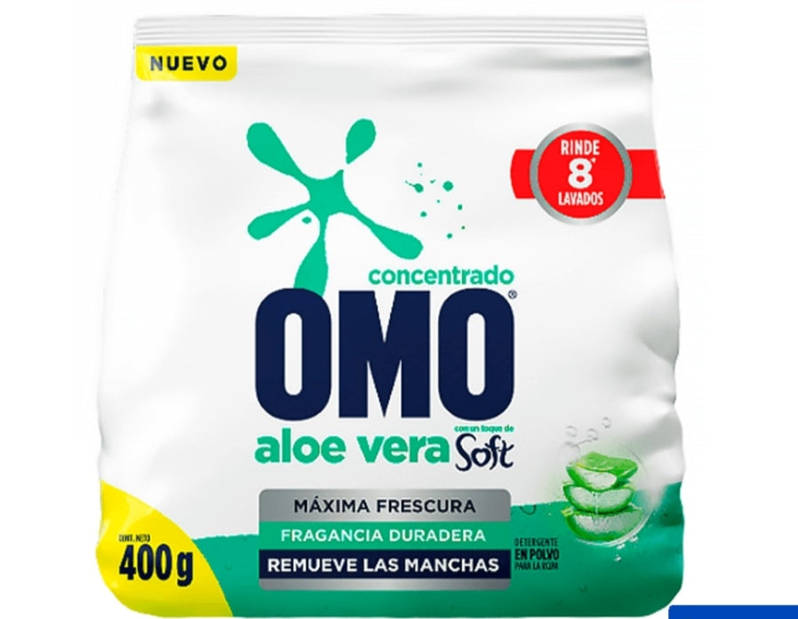 DETERGENTE POLVO OMO 400 GR VARIEDADES