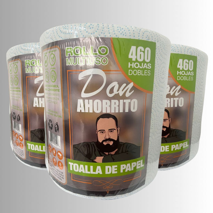 TOALLA PAPEL DON AHORRITO 46O HOJAS. D/H