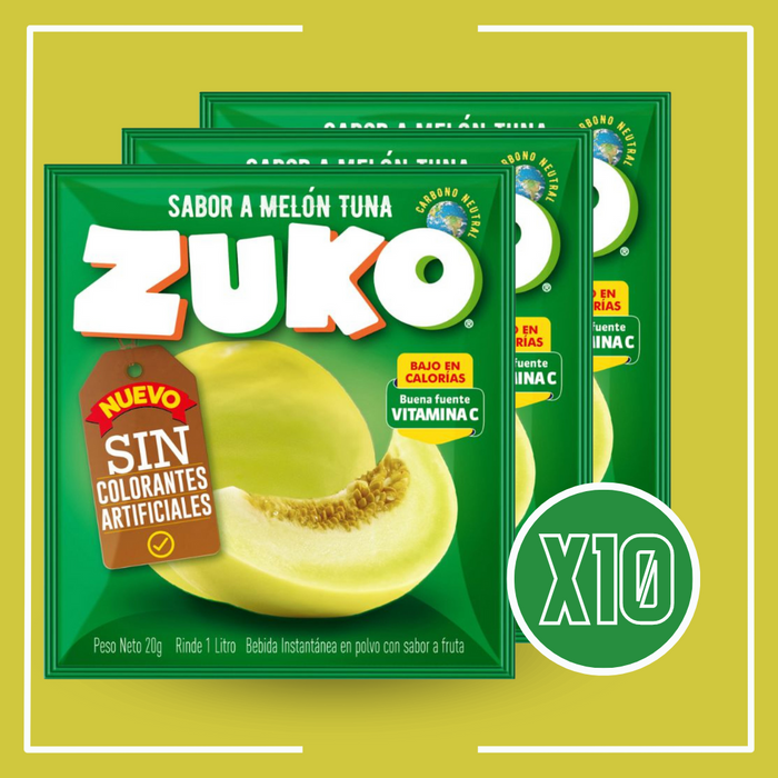 JUGO EN SOBRE ZUKO CAJA 10UN.