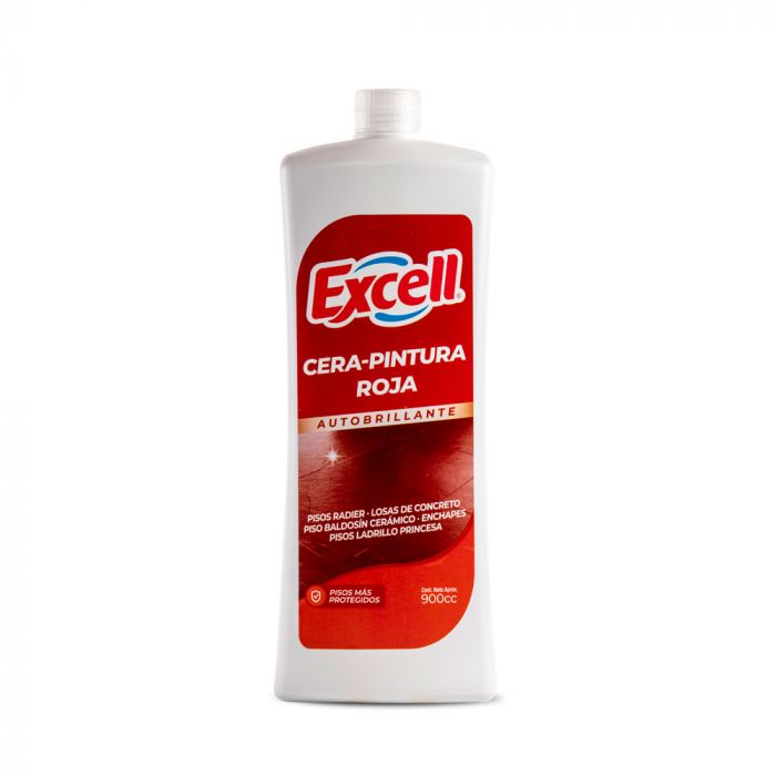 CERA PINTURA ROJA EXCELL 900CC