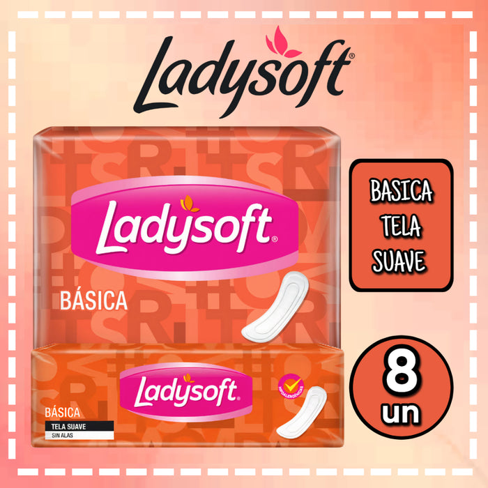 TOALLA FEMENINA LADYSOFT BÁSICA 8 UN