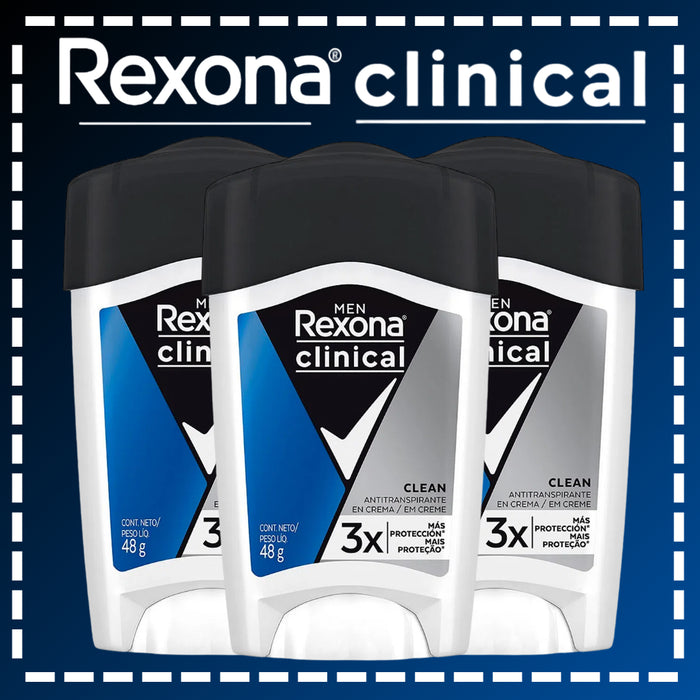 DESODORANTE REXONA CLINICAL MEN BARRA 48 GR