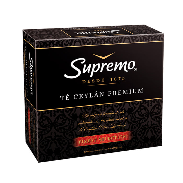 TÉ SUPREMO PREMIUM 100 BOLSITAS