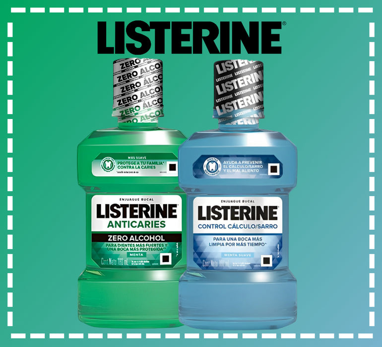 ENJUAGUE BUCAL LISTERINE 500 ML VARIEDADES