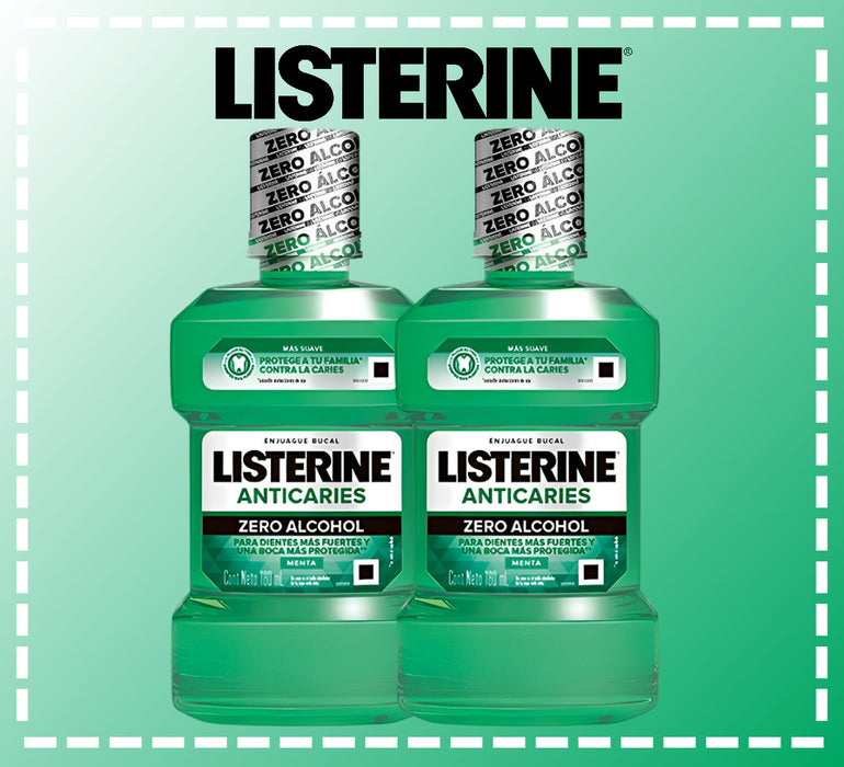 ENJUAGUE BUCAL LISTERINE 500 ML VARIEDADES