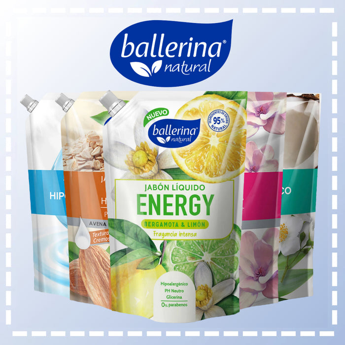 JABÓN BALLERINA 750 ML VARIEDADES