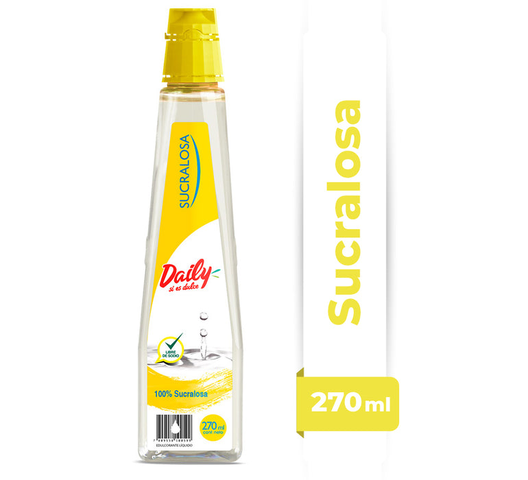 ENDULZANTE LÍQUIDO DAILY SUCRALOSA 270ML